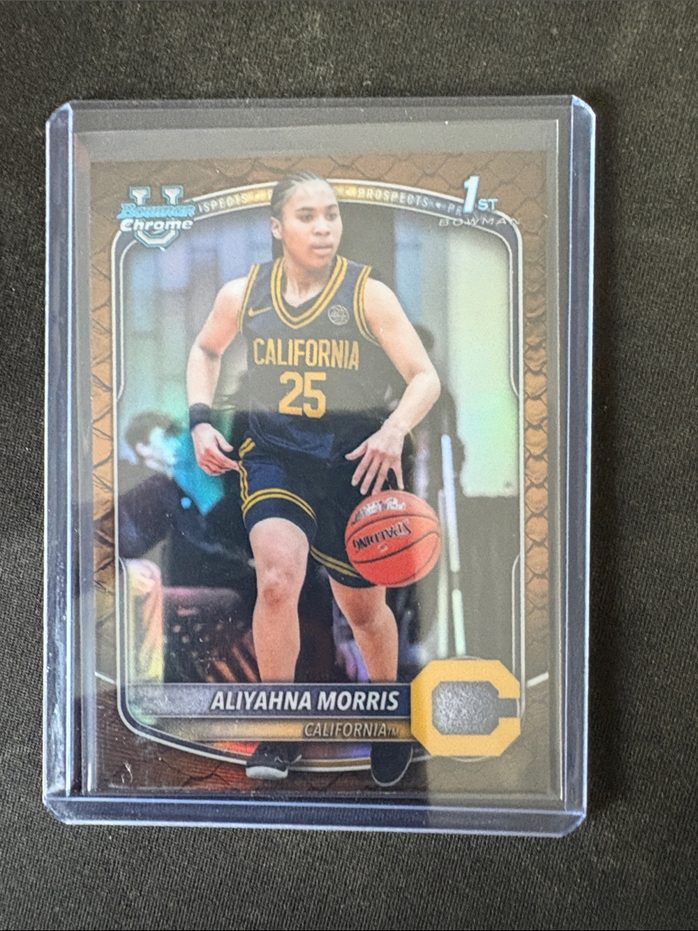 Topps Bowman’s Chrome Aliyahna Morris Basketball Card